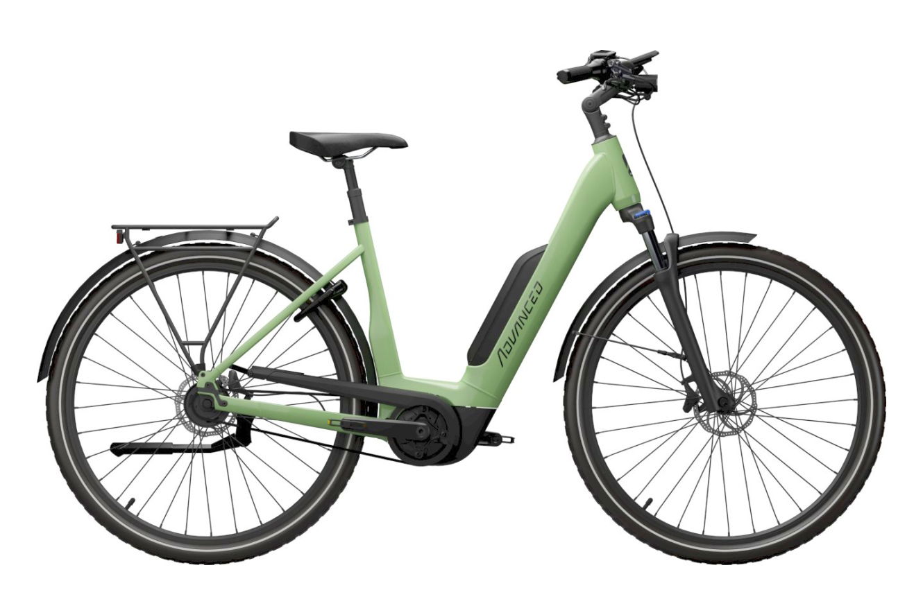 ADVANCED EBIKE TOUR Plus Gates CDX Wave basil green, 45 cm (28")