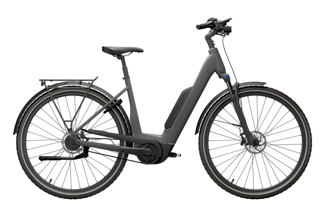 ADVANCED EBIKE TOUR Easy 8G FL 545 Gates CDX Wave coal grey, 55 cm (28")