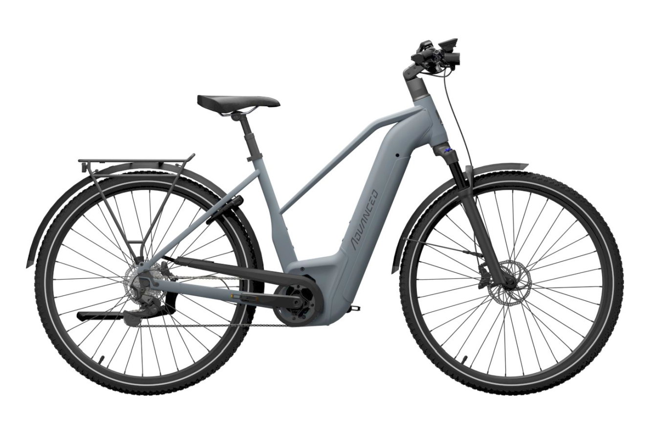 ADVANCED EBIKE TREKKING Pro 750 5G FL Gates CDX Mixed elefant grey, 55 cm (28")