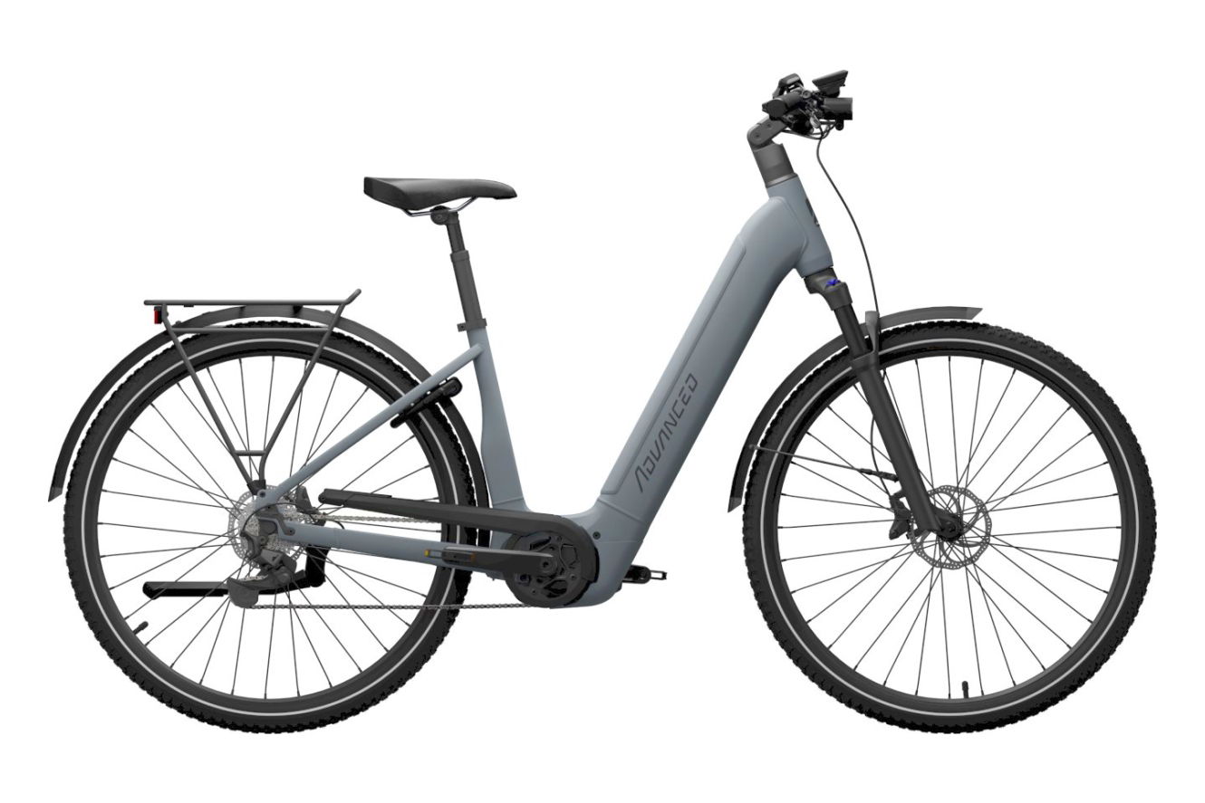 ADVANCED EBIKE TREKKING Pro 750 5G FL Gates CDX Wave elefant grey, 55 cm (28")
