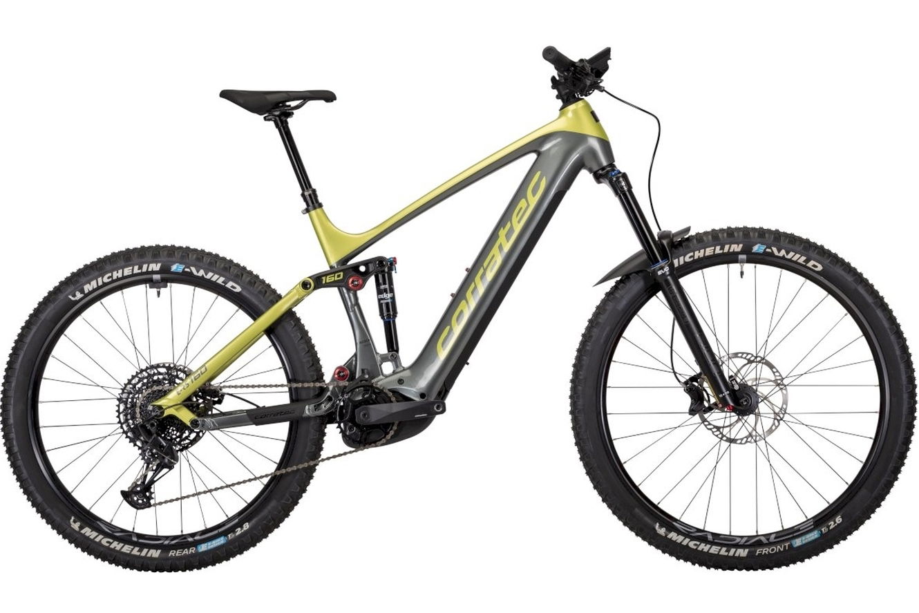 Corratec E-Power RS 160 Elite Gent silber-grau/grün, 47 cm