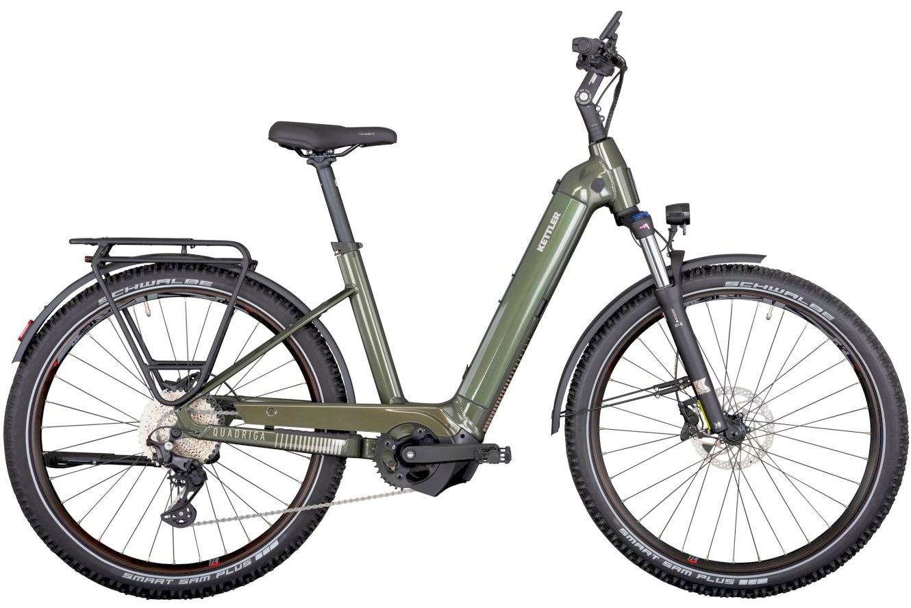 KETTLER QUADRIGA TOWN & COUNTRY CX10 LG 750 Wave classic green shiny, 51 cm | (27,5")