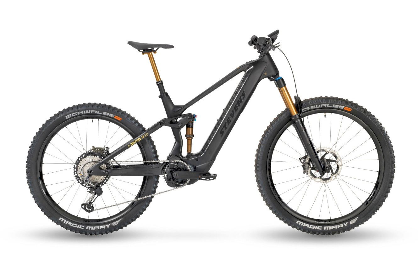Stevens E-Inception AM 9.7.1 GTF Diamant stealth black, 16"
