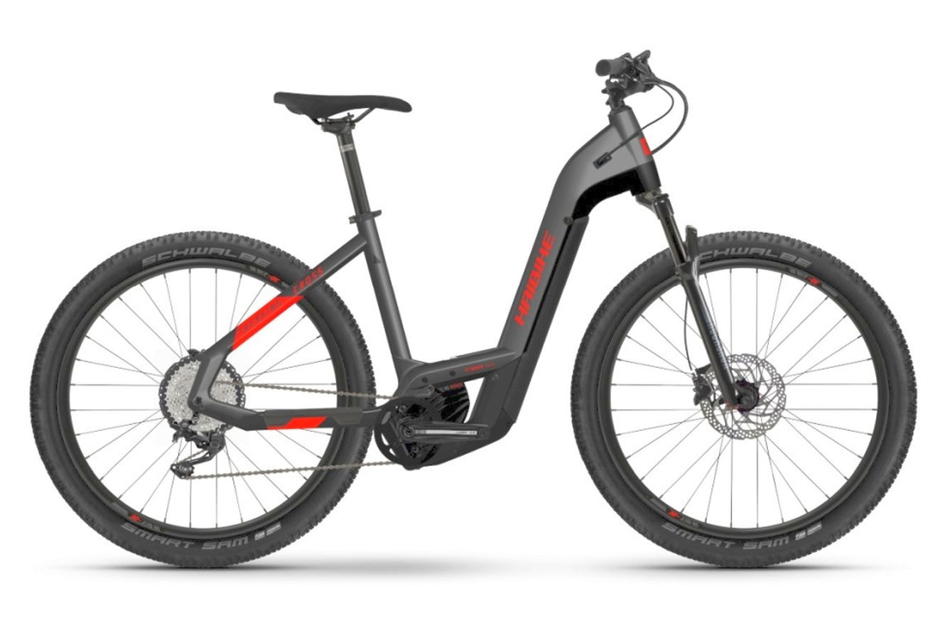 Haibike Trekking 9 Cross Low anthracite/ red, 54 cm (27,5")
