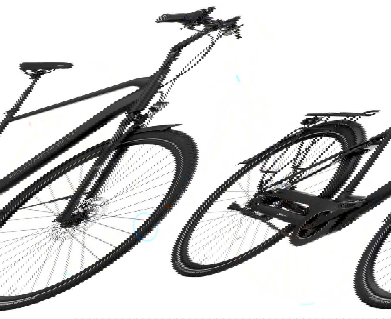 Gudereit EC-4.8 evo Diamant schwarz-matt, 63 cm (28")