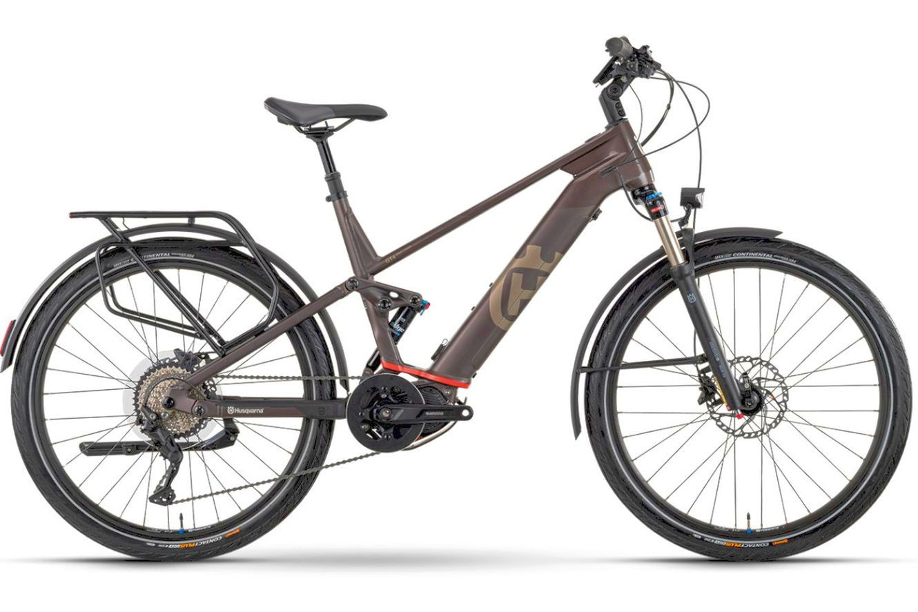 Husqvarna E-bicycles Gran Tourer GT4 M350 EP8 Unisex dark bronze, 44 cm (27,5") - M
