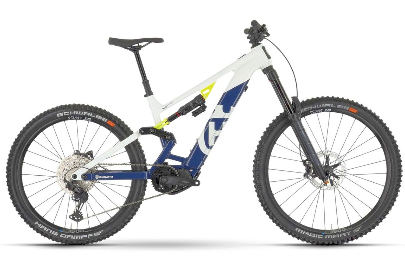 Husqvarna E-bicycles Hard Cross HC3 Diamant white / blue, 41 cm - S