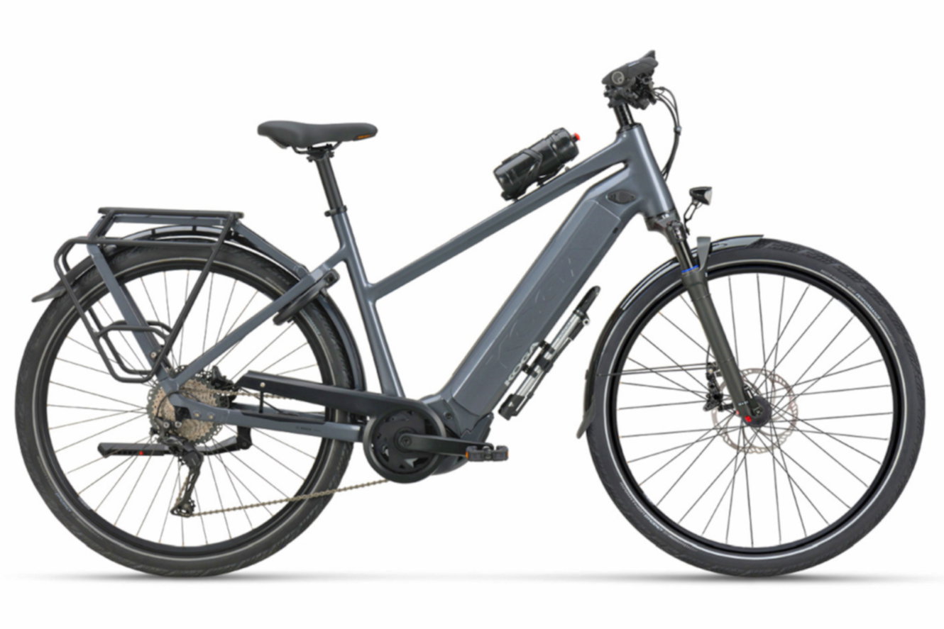 Koga E-WORLDTRAVELLER SUSP. MIXED Trapez graphite high gloss, 48 cm | XS | (28")