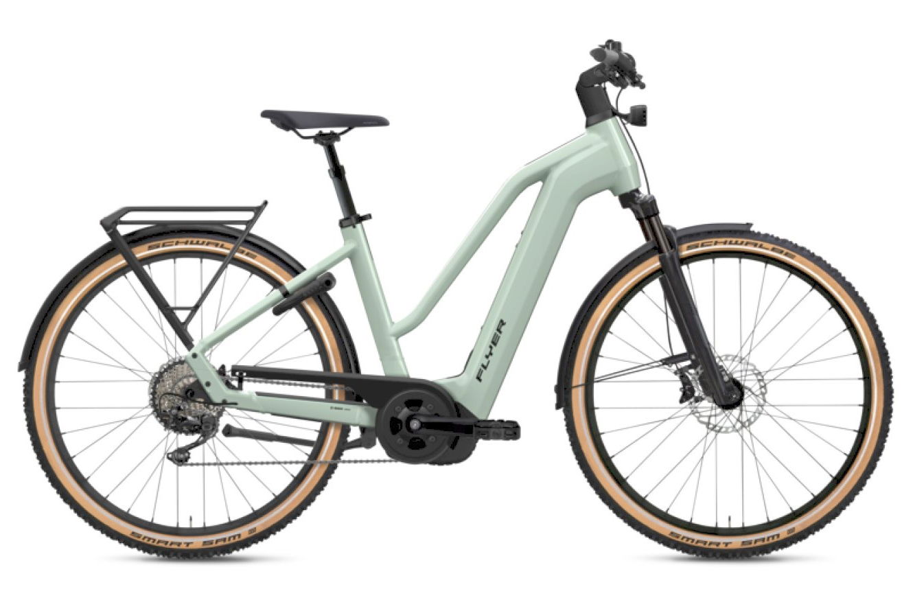 FLYER Gotour 7.12 XC Mixed frosty sage gloss, 28" - L