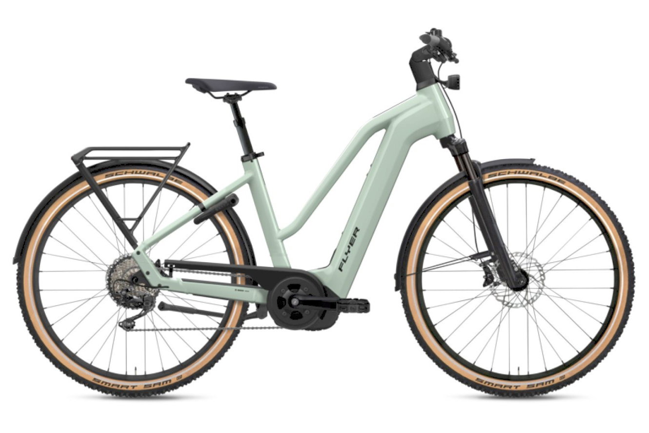 FLYER Gotour 7.12 XC Mixed frosty sage gloss, 28" - XL