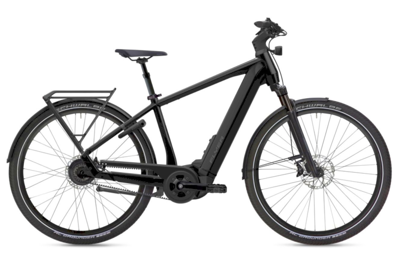 FLYER Upstreet 7.23 Gents pearl black gloss, 28" - M