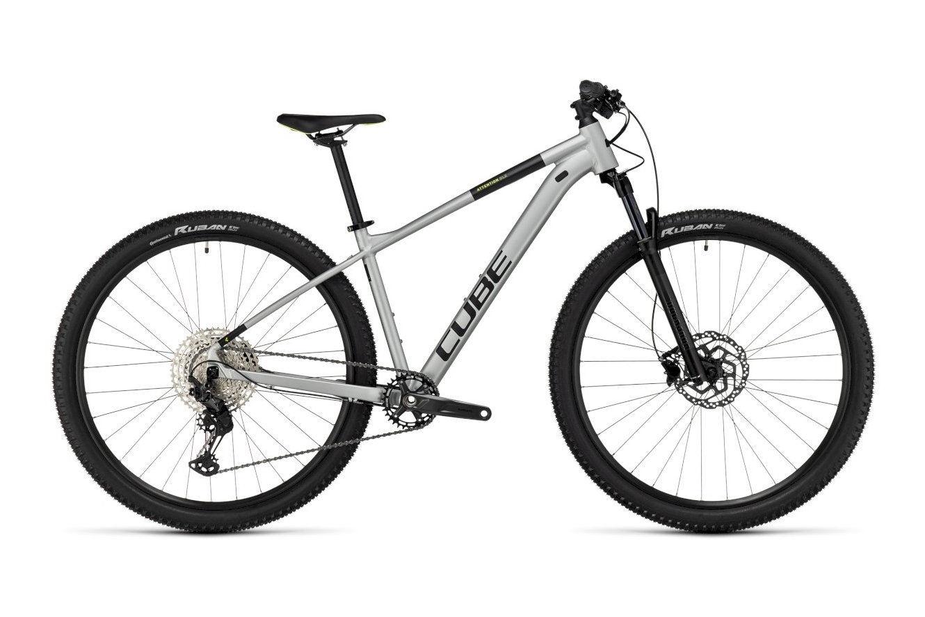 Cube Attention SLX Men silvergrey´n´lime, 24" -  XXL