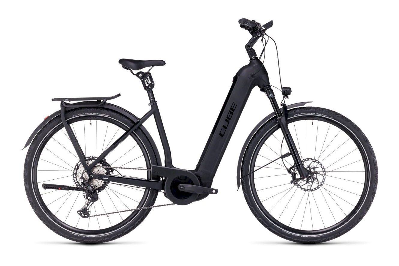 Cube Kathmandu Hybrid SLT 750 Easy Entry black´n´metal, 54 cm (29") -  M