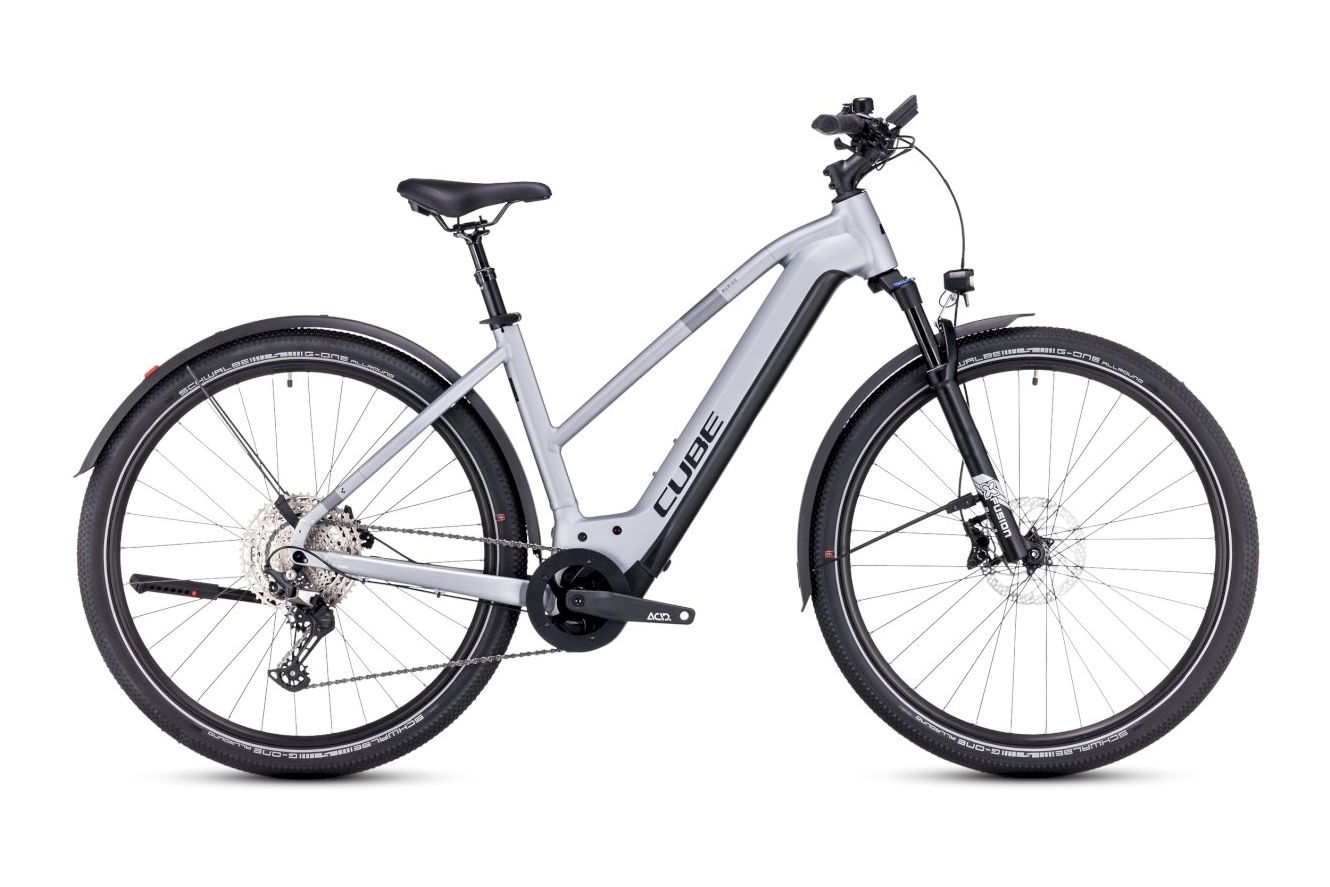 Cube Nuride Hybrid EXC 750 Allroad Trapez polarsilver´n´black, 50 cm (29") -  S
