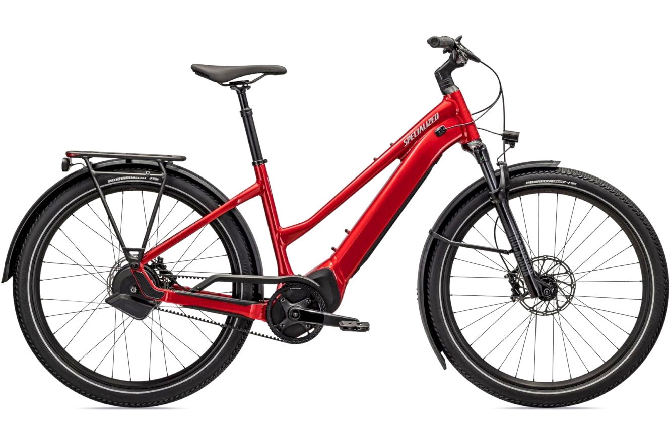 SPECIALIZED Turbo Vado 5.0 IGH Step-Through 2022 Trapez red tint / silver reflective, 28" - M