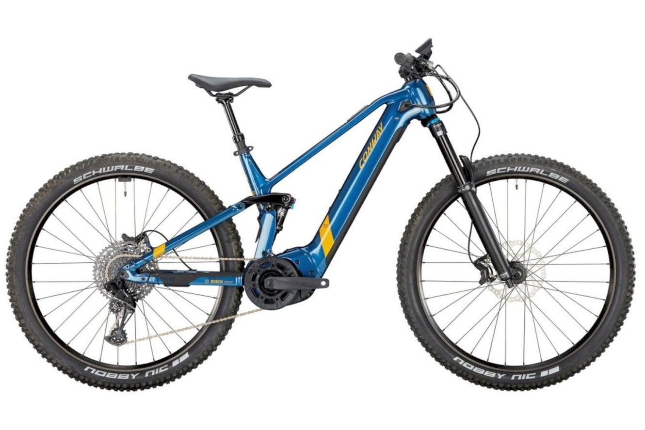 Conway Xyron S 3.9 Full Suspension bluemetallic/orangemetallic, 40 cm (29")