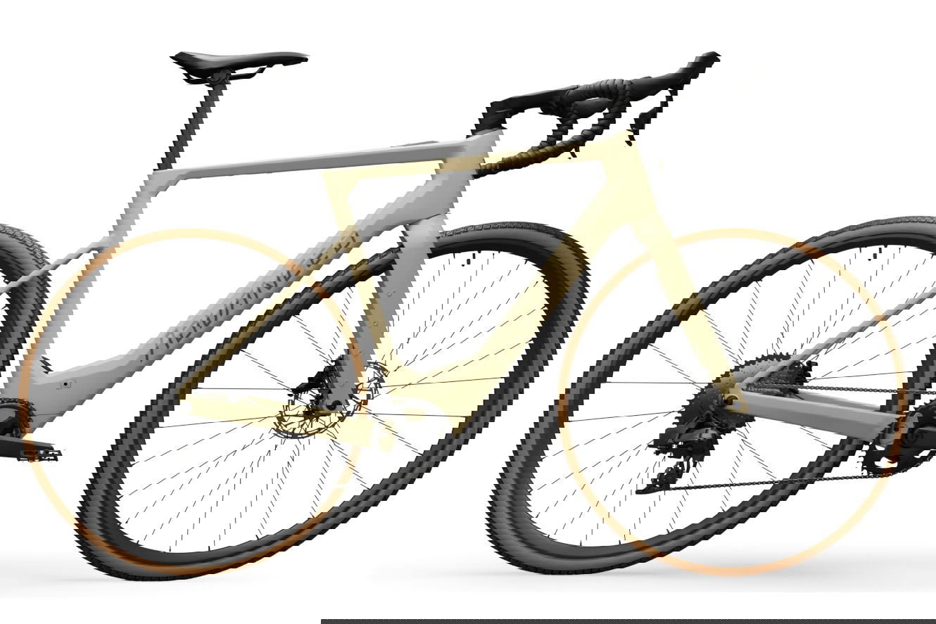 ADVANCED EBIKE OFFROAD Pro Gravel CF APEX Diamant ivory, 47 cm (19") - S