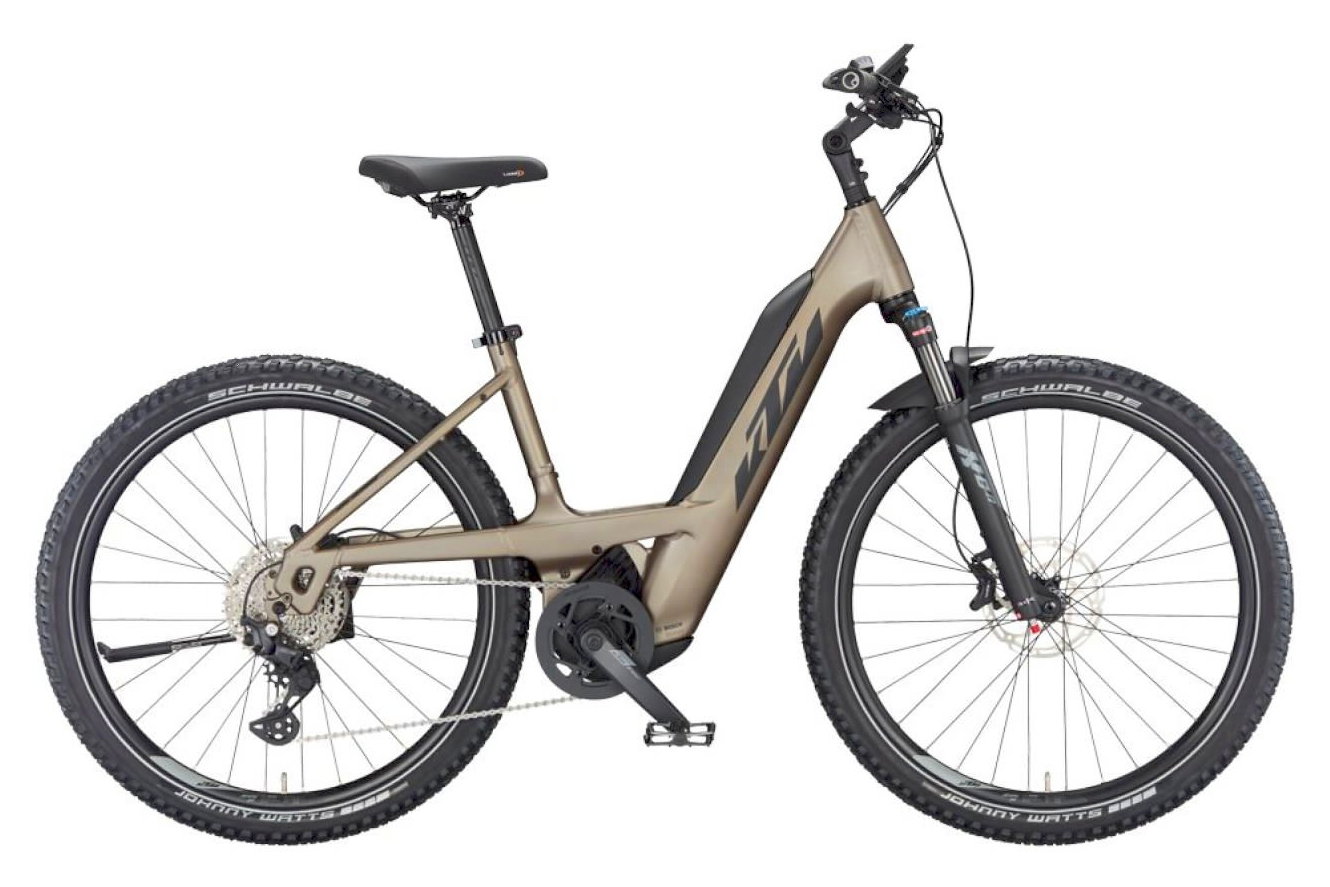 KTM MACINA AERA 671 PTS Wave oak matt (black+orange), 46 cm (27,5")