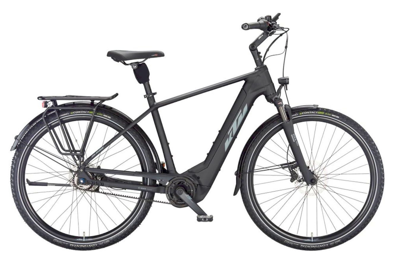 KTM MACINA CITY 610 belt Diamant black matt (grey+silver), 51 cm (28")