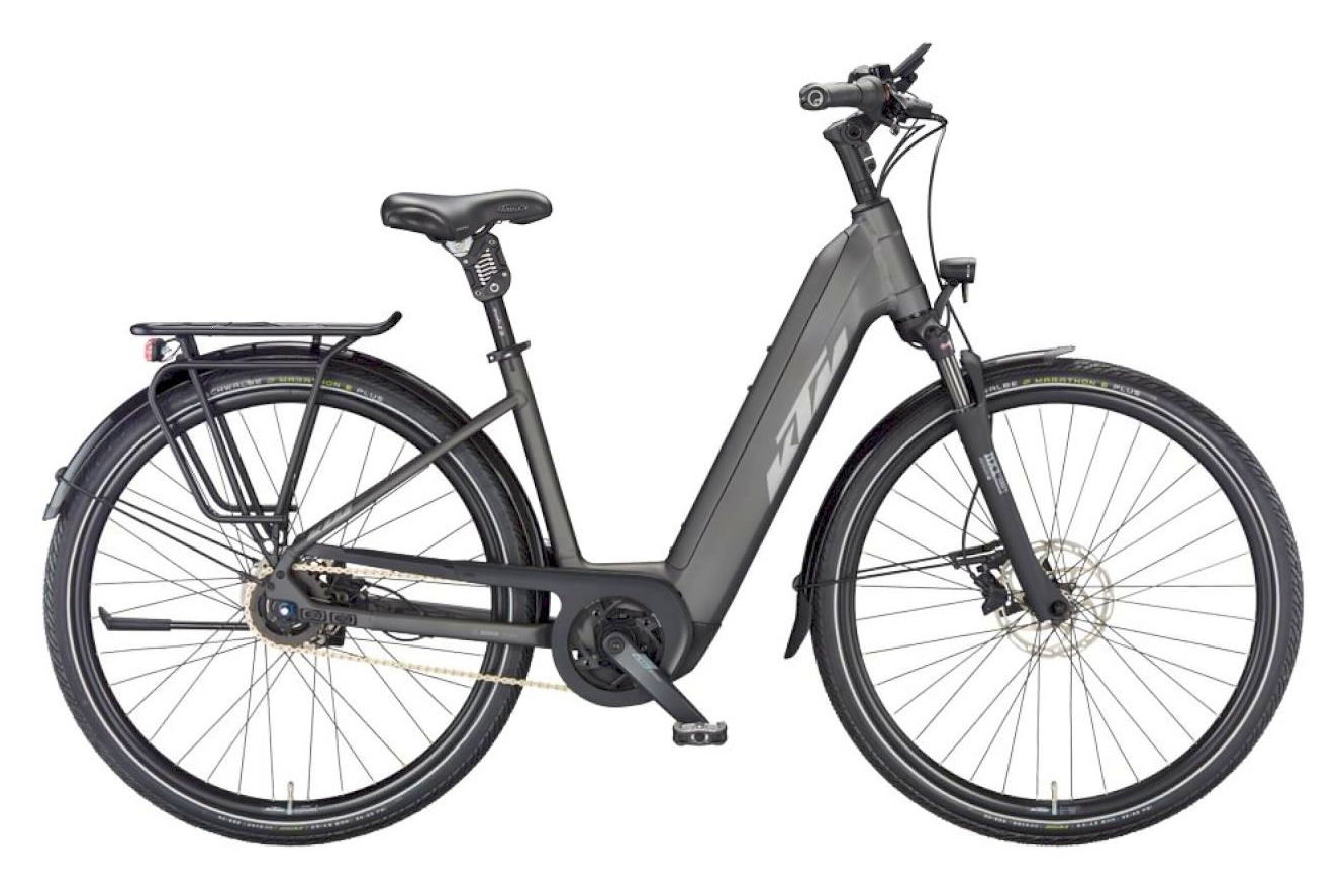 KTM MACINA CITY 610 XL Wave machine grey matt (silver+orange), 60 cm (28")