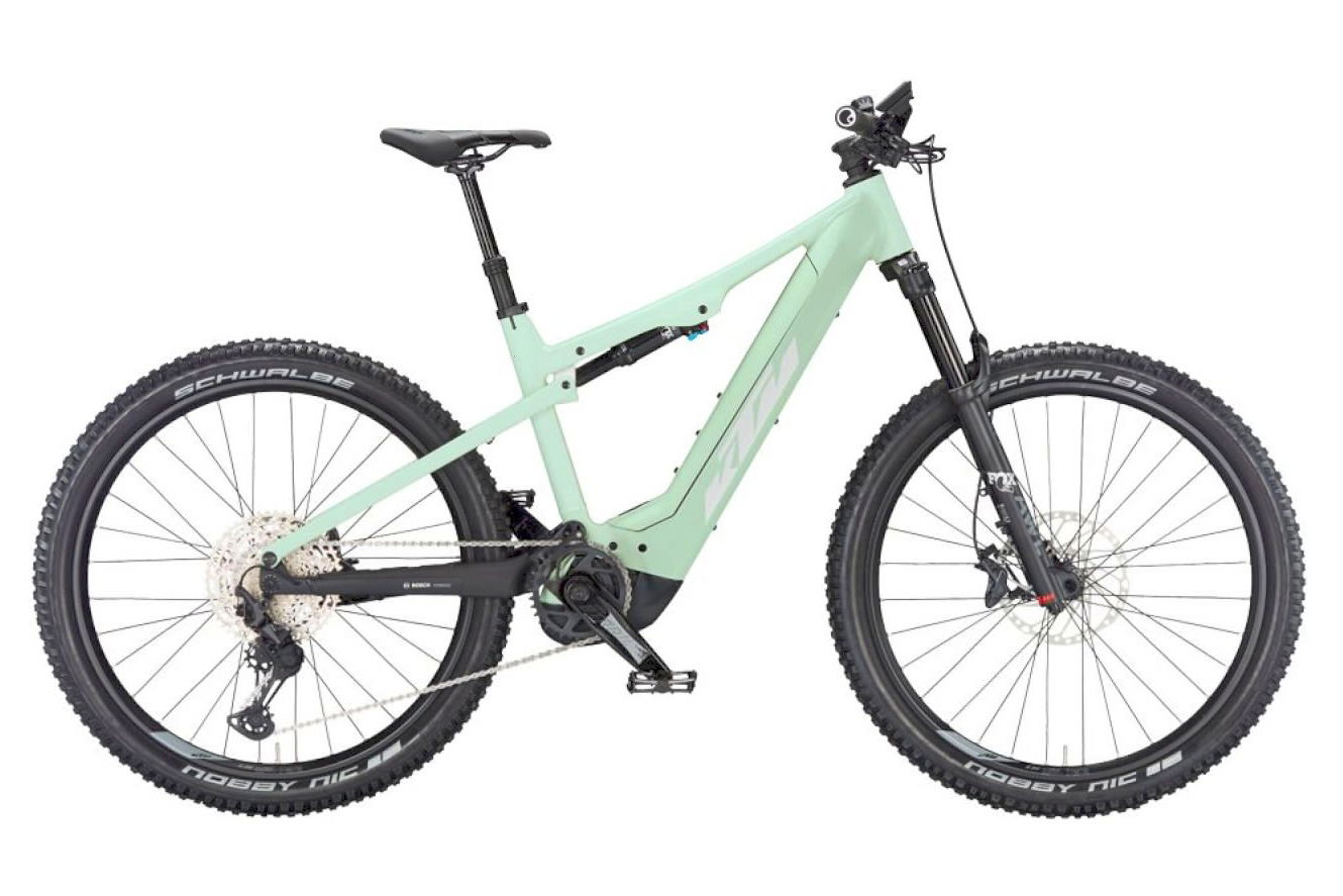 KTM MACINA LYCAN 771 GLORIOUS Diamant pale mint matt (black+white), 40 cm (27,5") - S