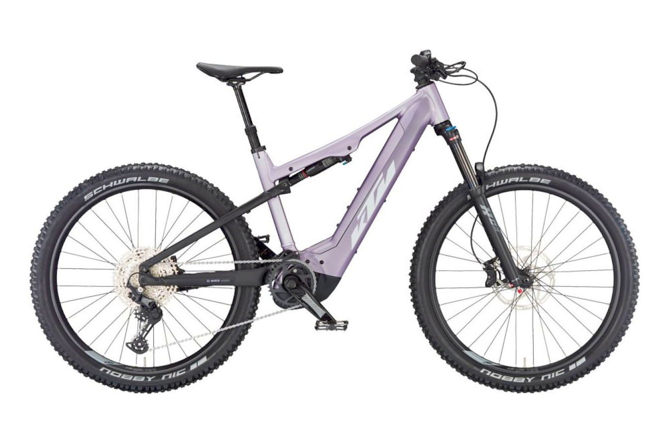 KTM MACINA LYCAN 772 GLORIOUS Diamant lavender matt (black+white+coral), 48 cm (27,5") - L