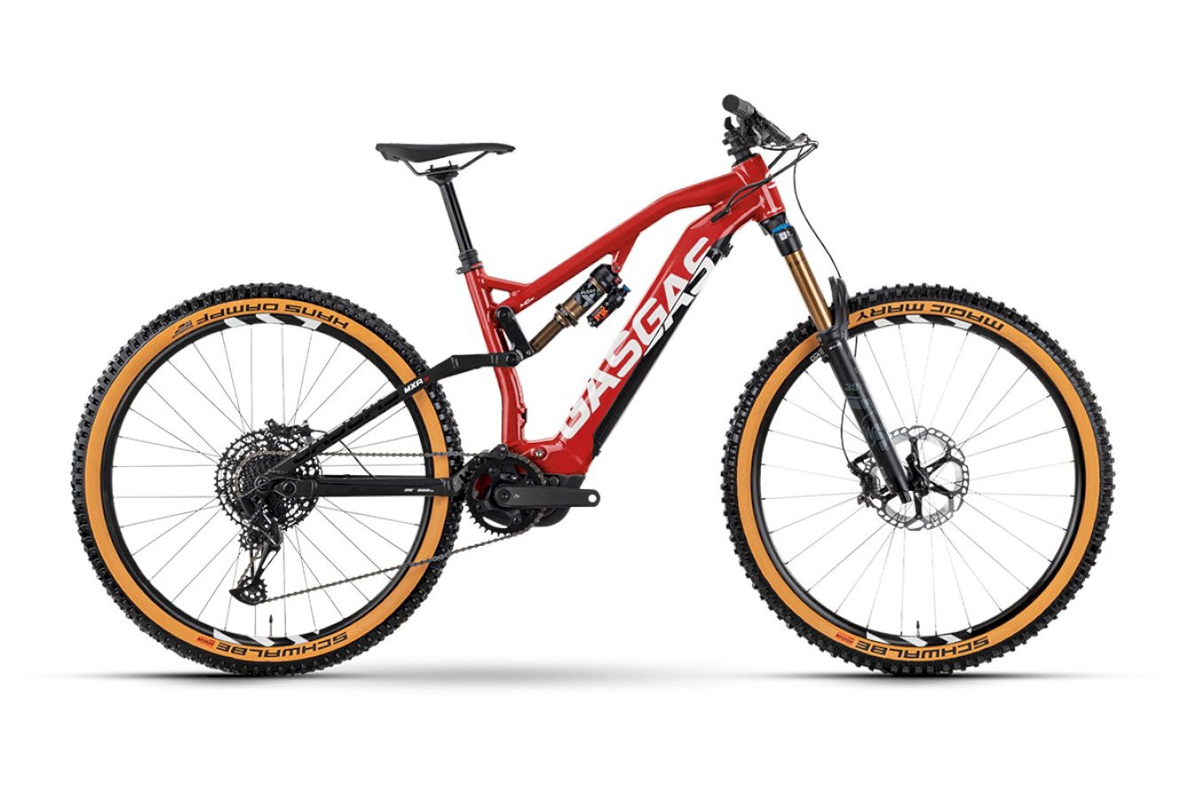 GASGAS MXA 3 Diamant electronic red / blanca white, 44 cm (29") - M