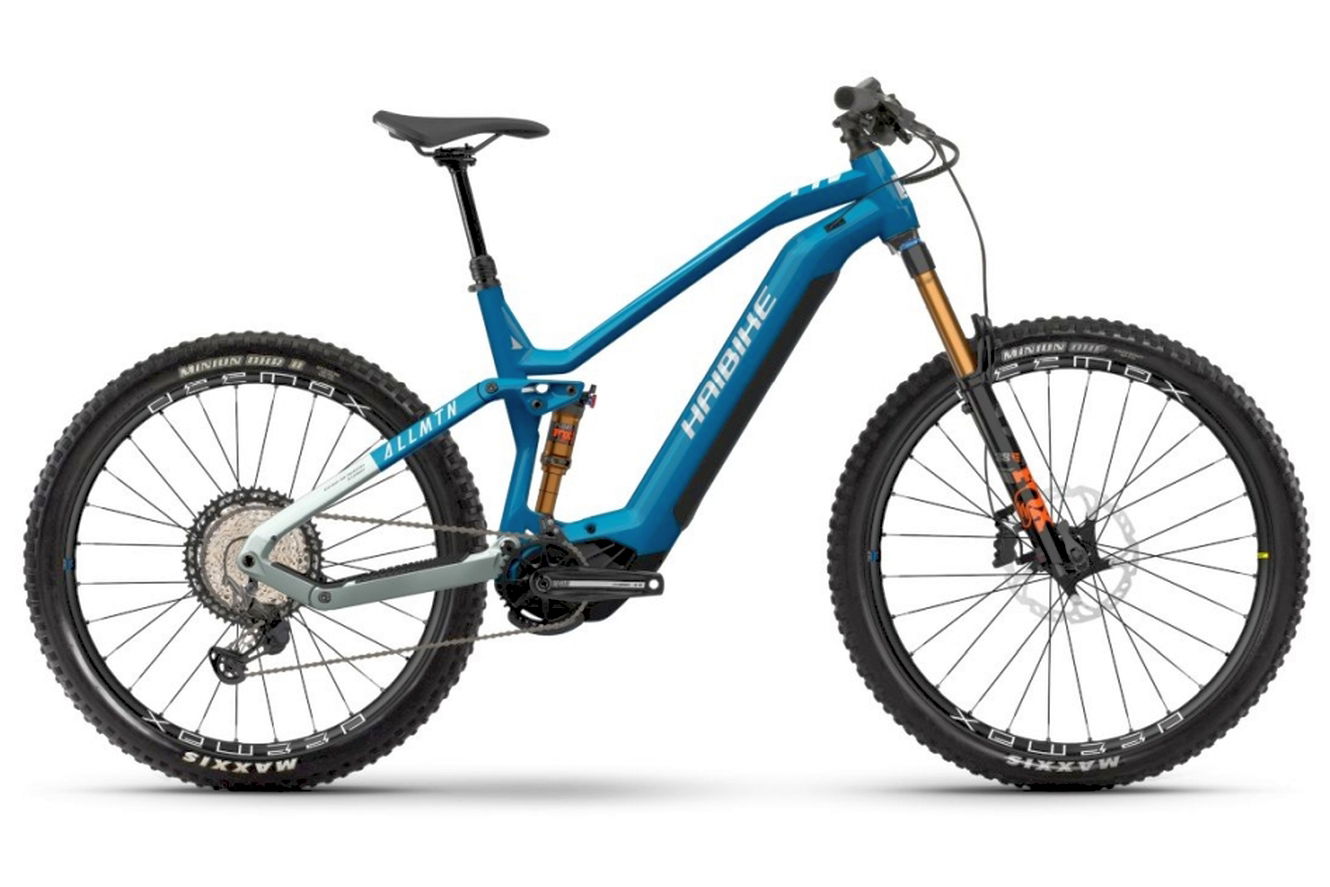 Haibike AllMtn 10 MTB Fully blue/silver - gloss, 44 cm