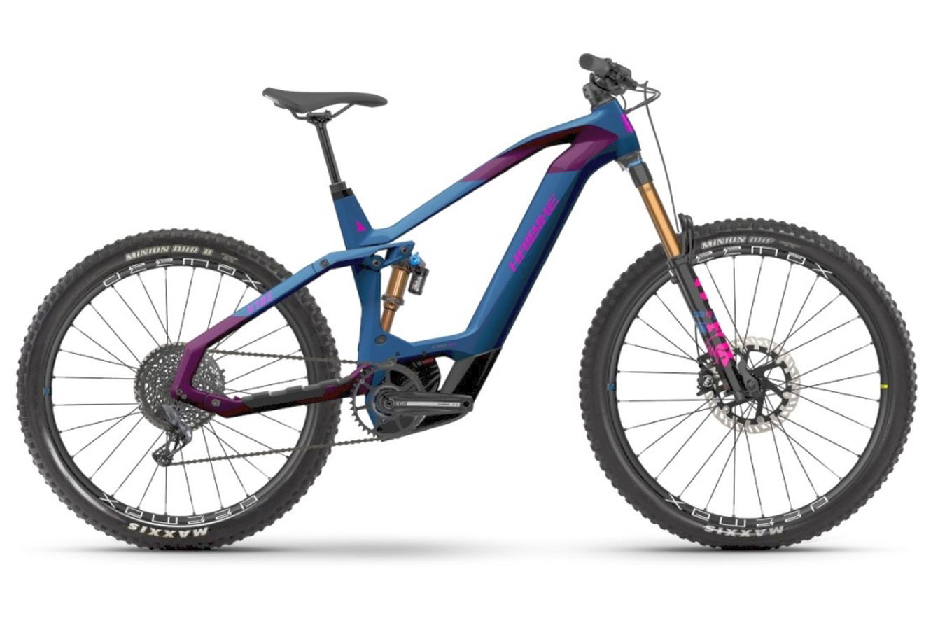 Haibike HYBE 11 MTB Fully blue/magenta/pink - gloss, 41 cm