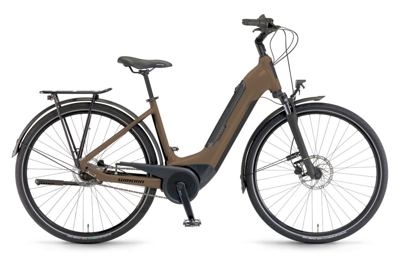Winora Tria N8 E Low espresso matt, 46 cm | S | (28")