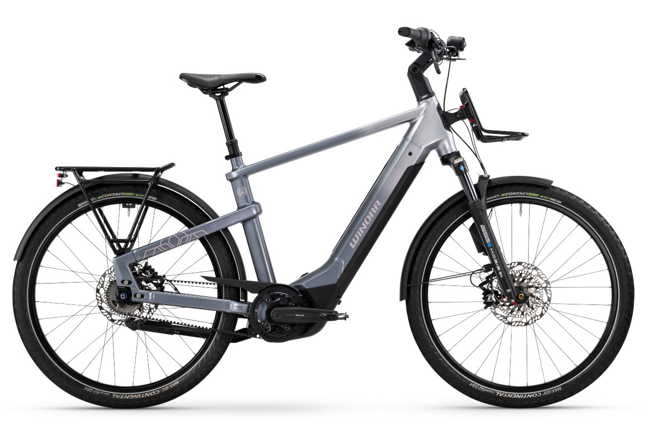 Winora Yakun R5 Pro ABS Low downtown/haze grey - gloss, 44 cm | (27,5")