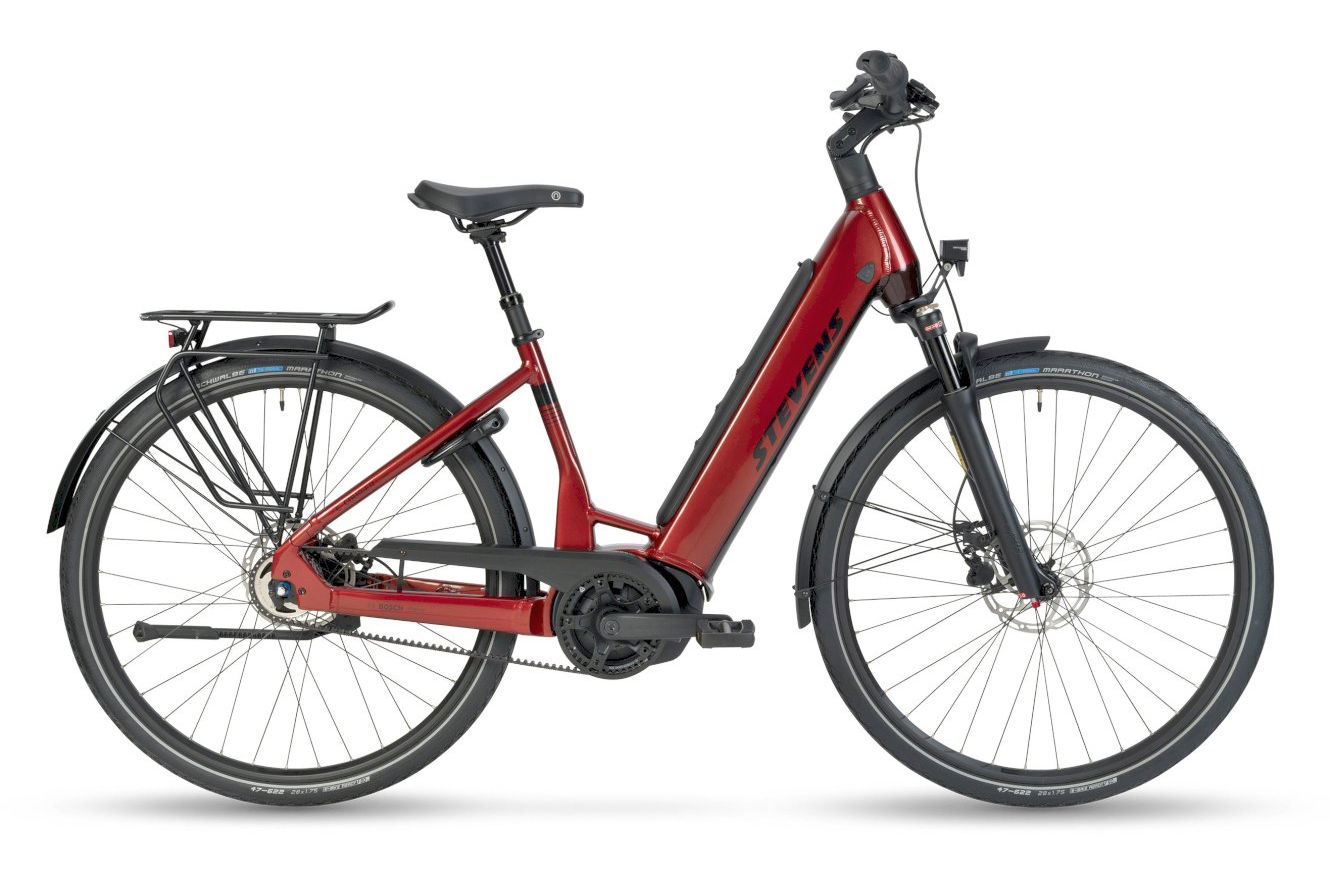 Stevens E-Courier Luxe Forma burgundy, 56 cm | (28")