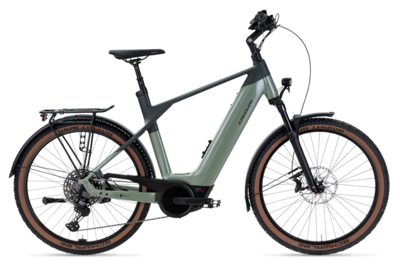 Kreidler Vitality Eco 10 Cross Diamant graugrün, 60 cm | (27,5")