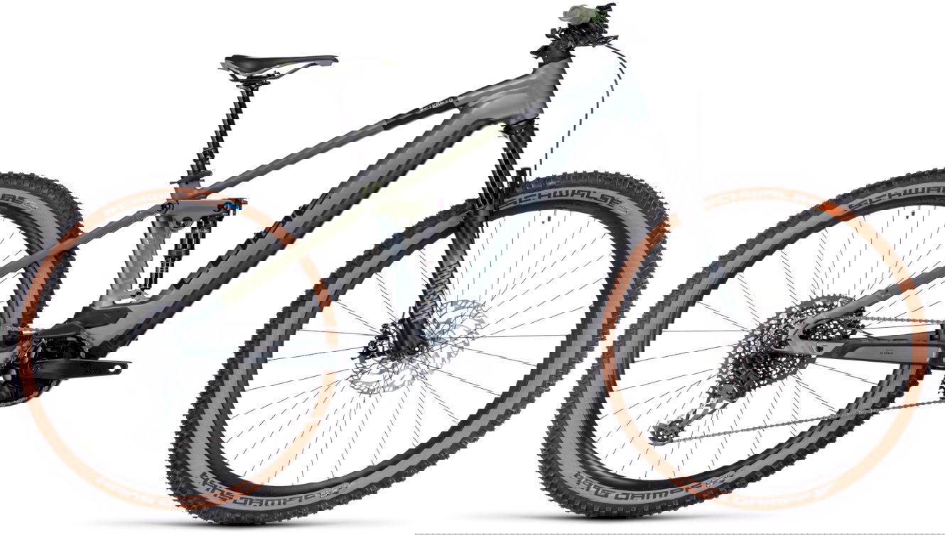 Cube Stereo Hybrid 120 TM 750 Diamant flashgrey´n´olive, 16" - S