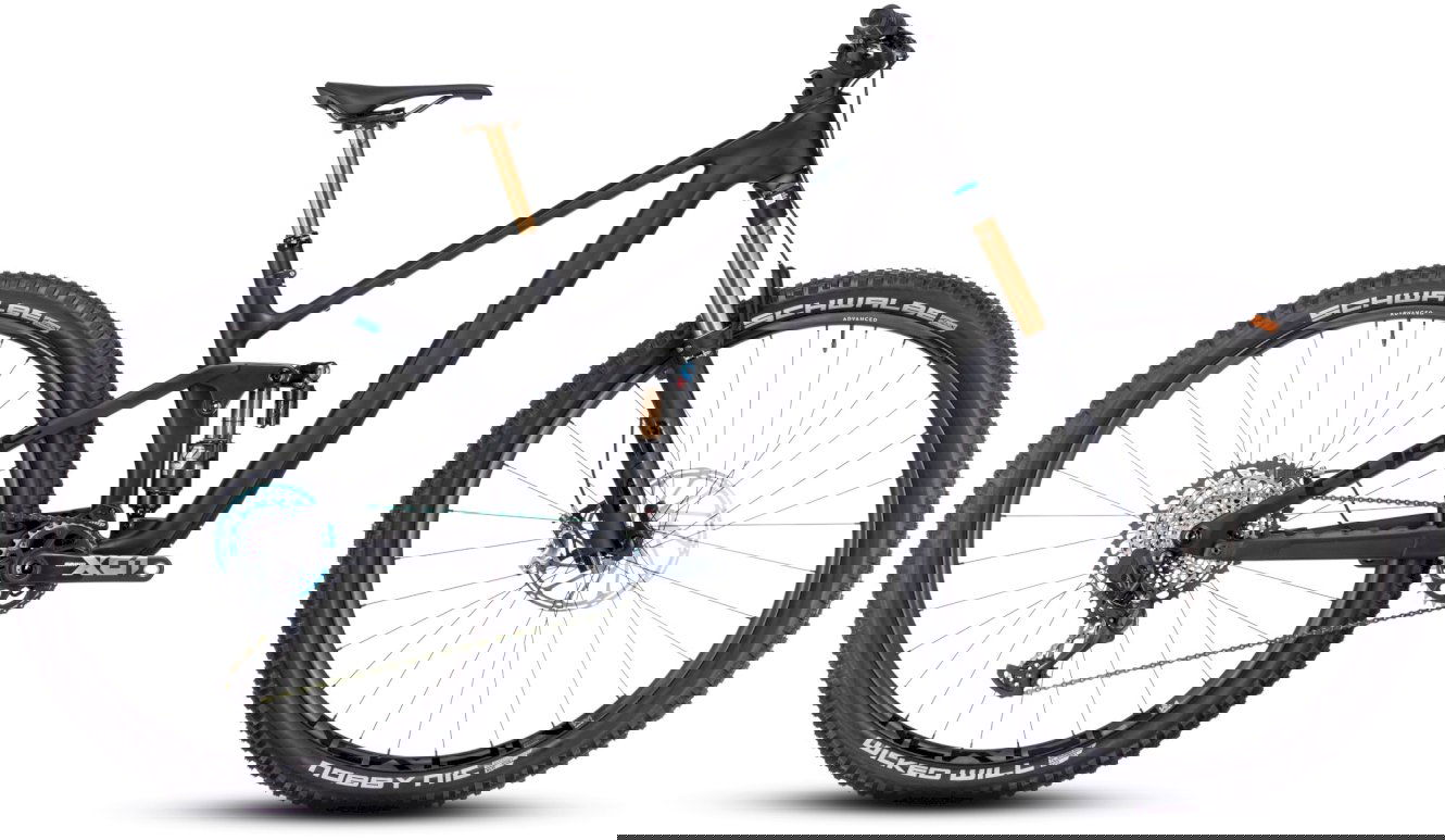 Cube Stereo ONE55 C:62 SLT 29 Diamant carbon´n´black, 29" - S