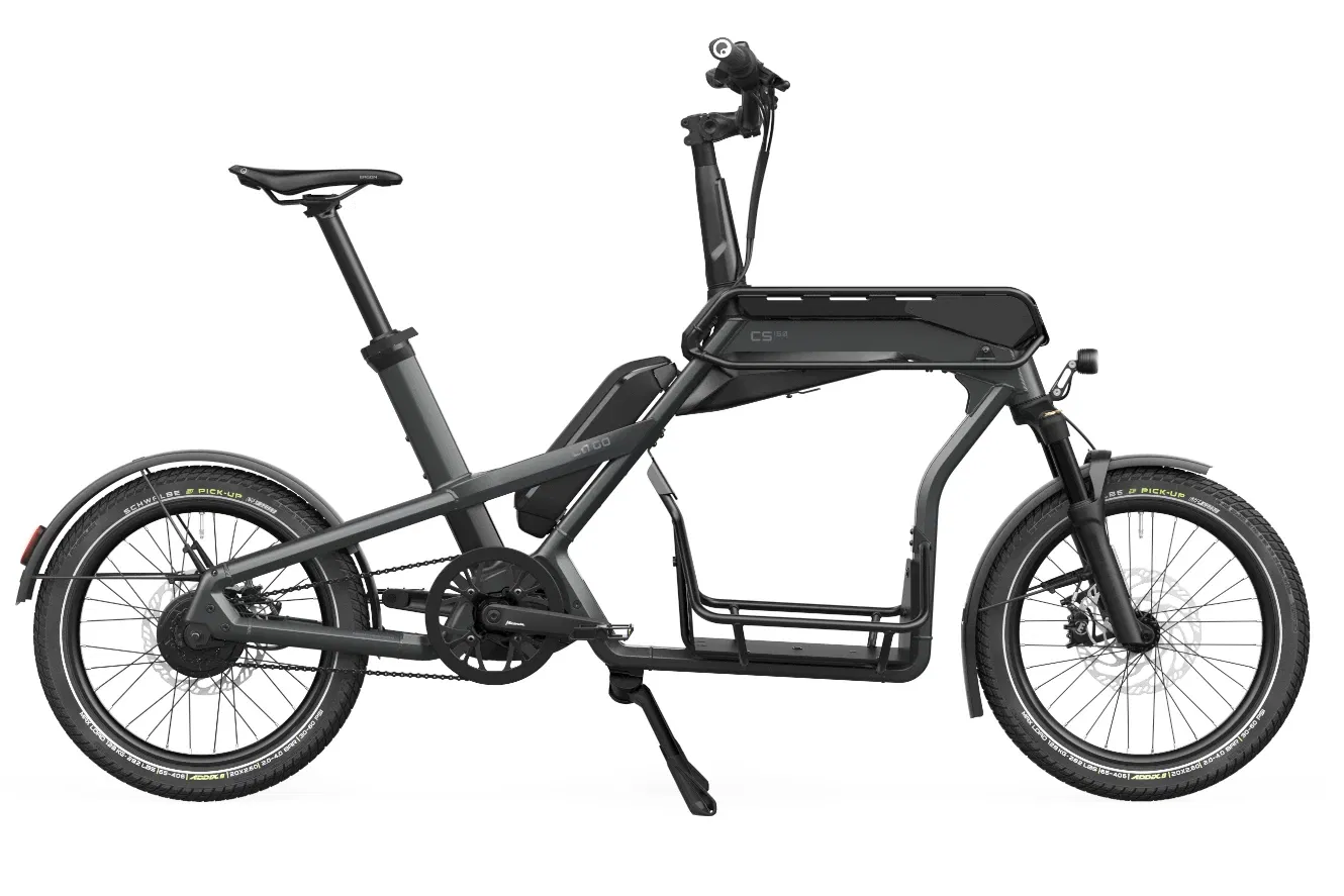 Ca Go Bike CS150 545 Kiox Gepäckträger Transportrad black grey, 48 cm | (20")