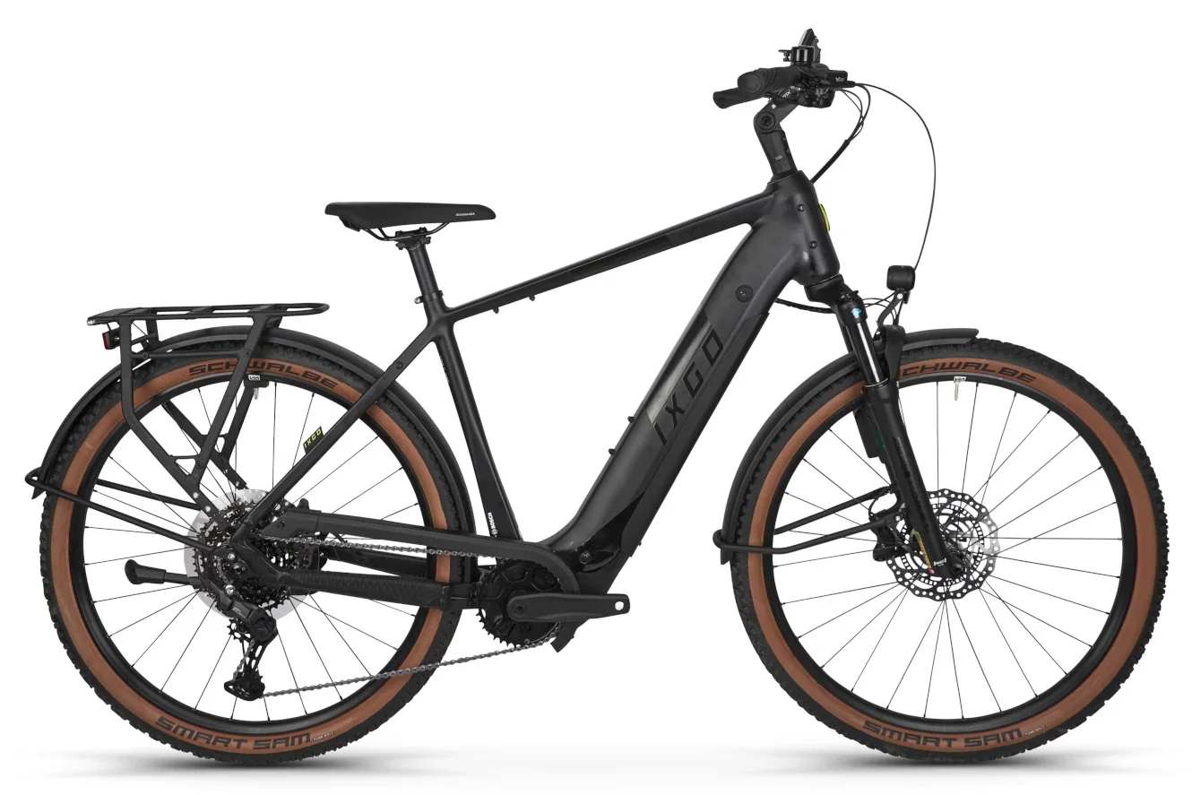 IXGO MT-E FIVE + 800 Diamant cinder black, 58 cm | (29")