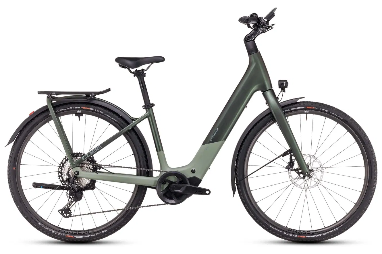 CUBE Kathmandu Hybrid C:62 SLT 400X Easy Entry stellar´n´origanogreen, 46 cm | (28")