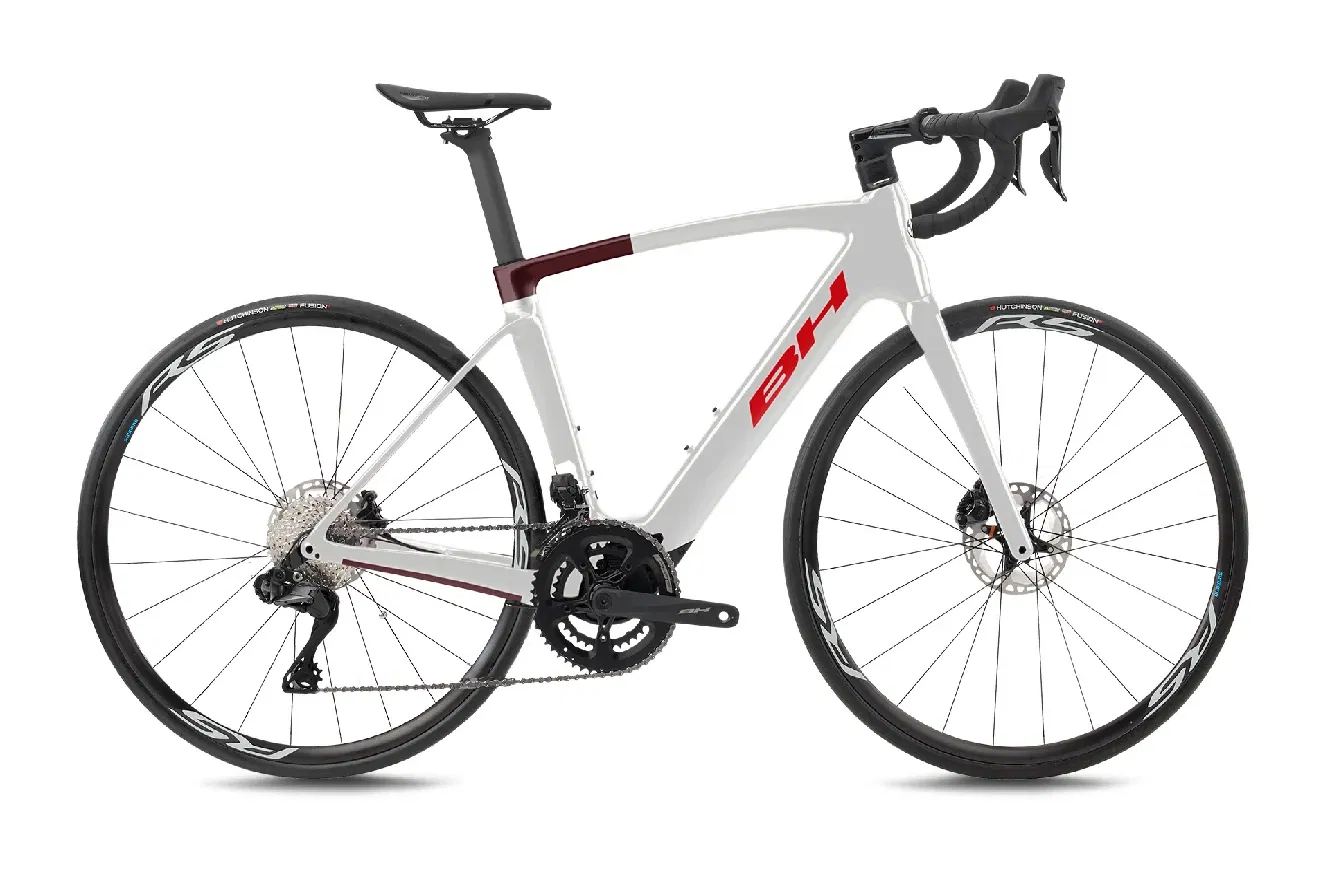 BH iRS1 CARBON 1.4 Race white dark red red, 50 cm | LA | (28")