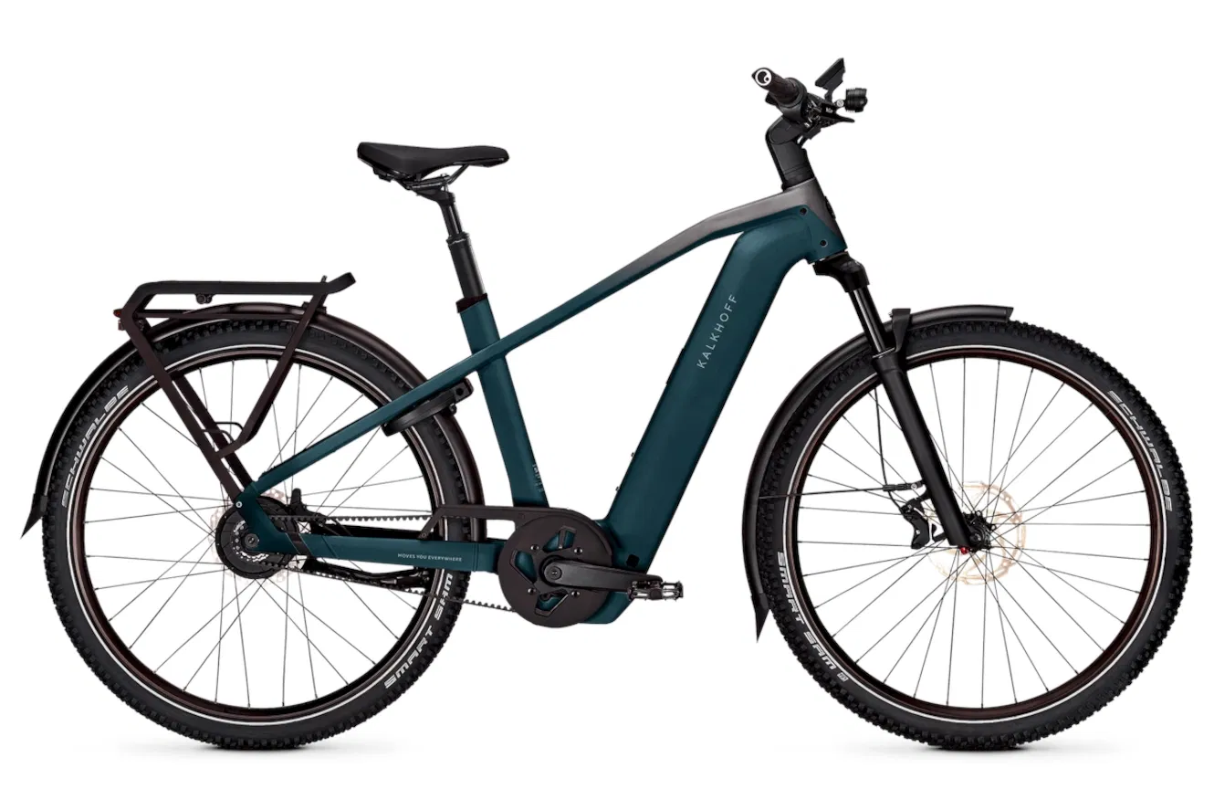 Kalkhoff ENTICE 5+ ADVANCE BELT 800 Diamant darksprings / jetgrey matt, 58 cm | XL | (29")