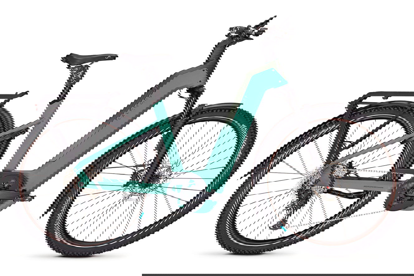 Kalkhoff ENTICE 5+ EXCITE ABS Wave mineralgreen / huntsmengreen matt, 53 cm | L | (29")