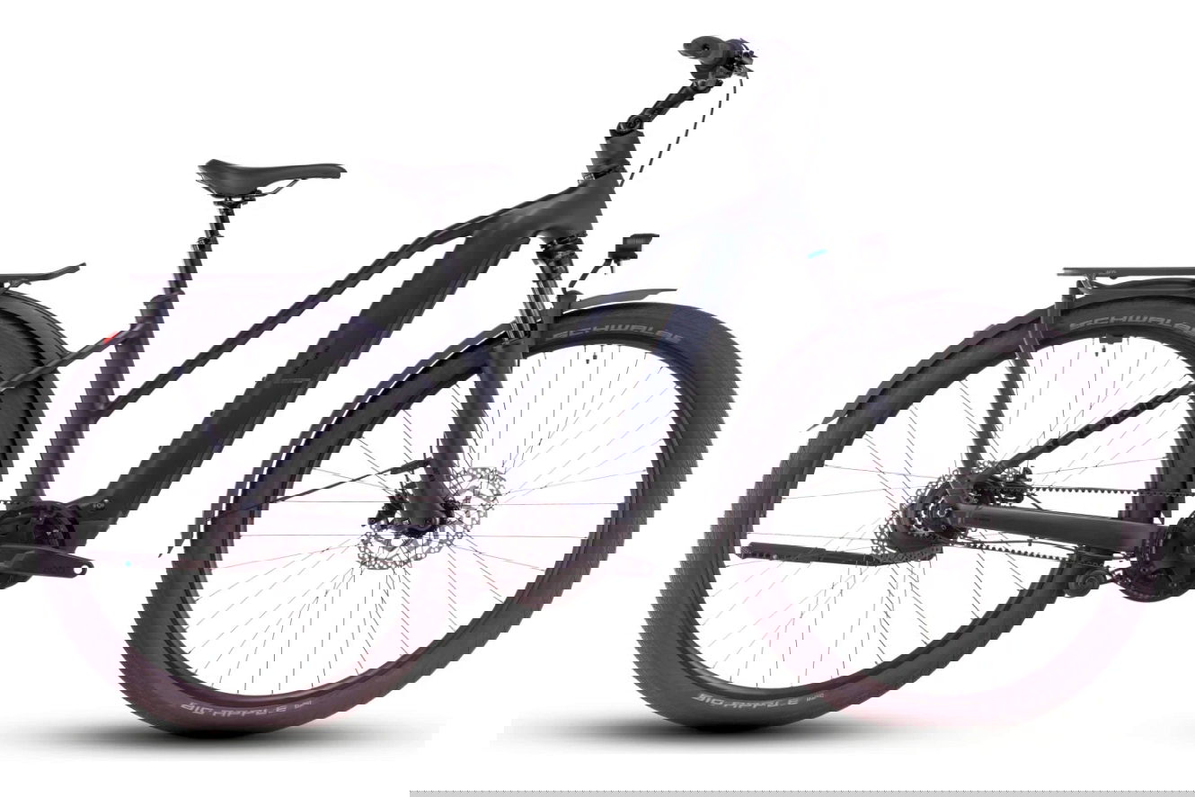 CUBE Kathmandu Hybrid Comfort Pro Trapez night´n´chrome, 46 cm | (28")