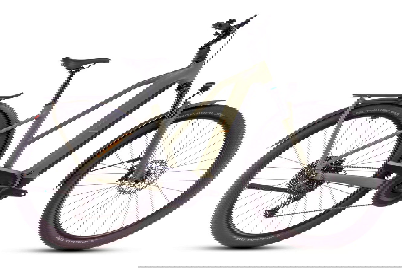 CUBE Kathmandu Hybrid Pro Trapez dustyolive´n´gold, 46 cm | (28")