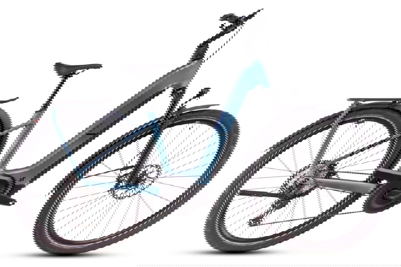 CUBE Kathmandu Hybrid SLX Easy Entry smaragdgrey´n´black, 54 cm | (28")