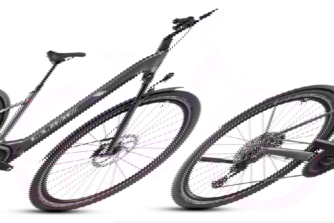 CUBE Nuride Hybrid SLT Allroad Easy Entry graphite´n´fossil, 50 cm | (28")