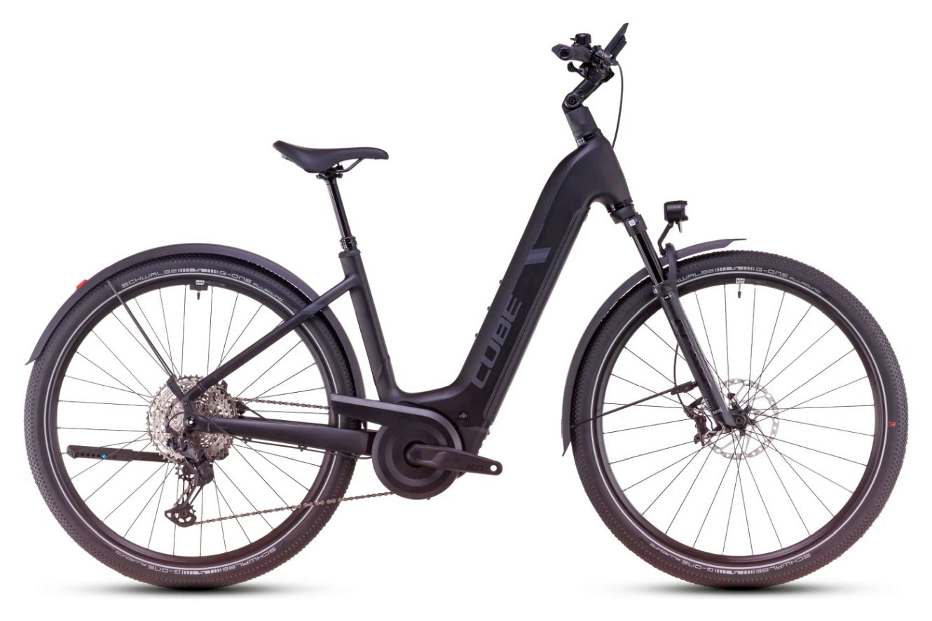 CUBE Nuride Hybrid SLX Allroad Easy Entry black´n´reflect, 54 cm | (28")