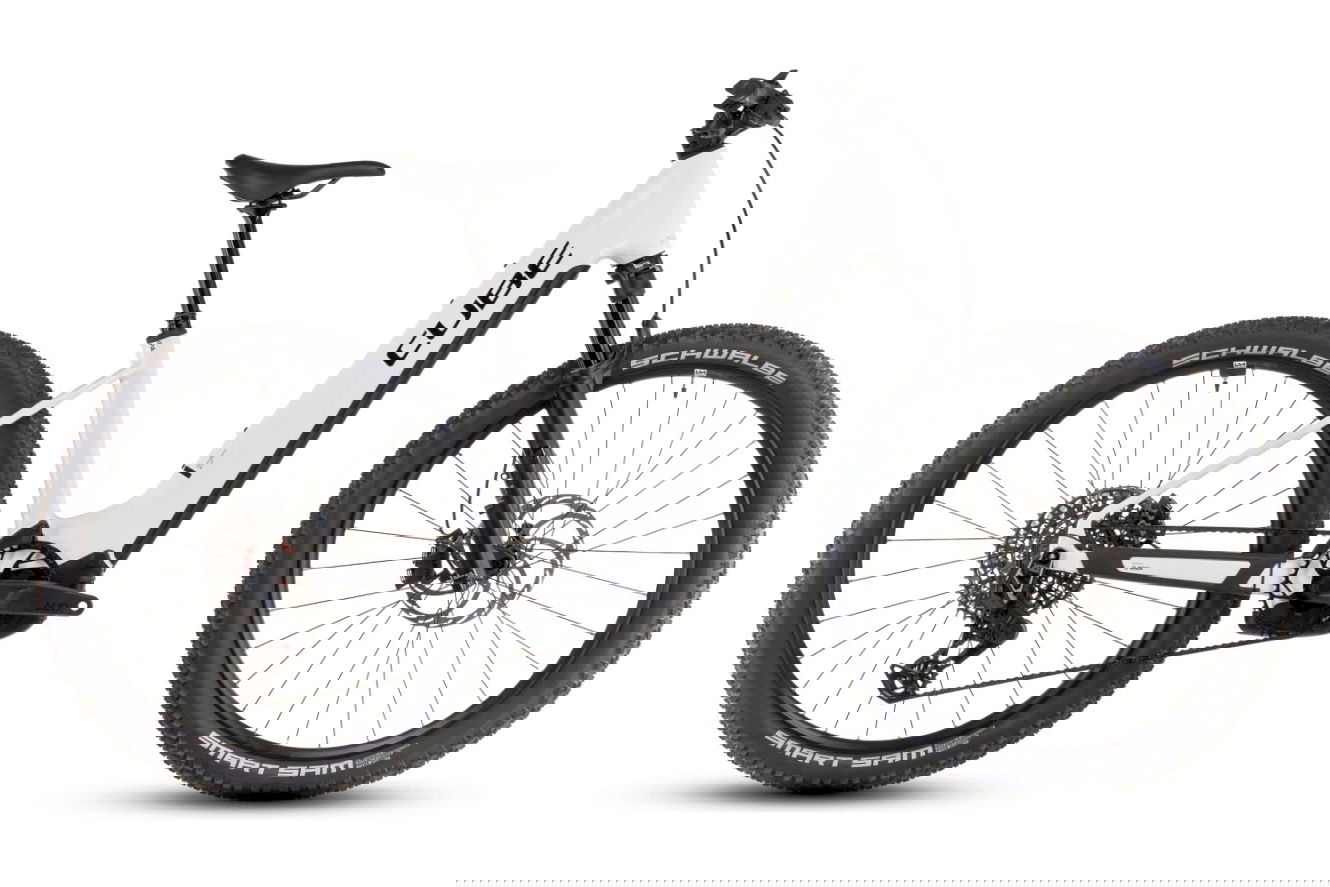 CUBE Reaction Hybrid SLT Easy Entry metallicwhite´n´black, XL | (27,5")