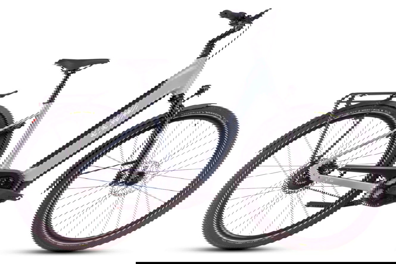 CUBE Supreme Hybrid Deluxe SLX 625 Easy Entry polargrey´n´white, 54 cm | (28")