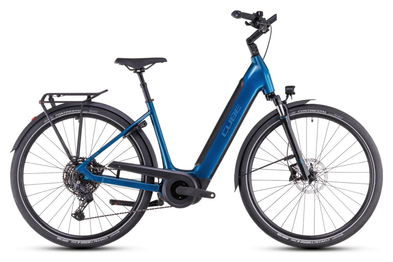 CUBE Supreme Hybrid Pro 625 Easy Entry electricblue´n´blue, 58 cm | (28")