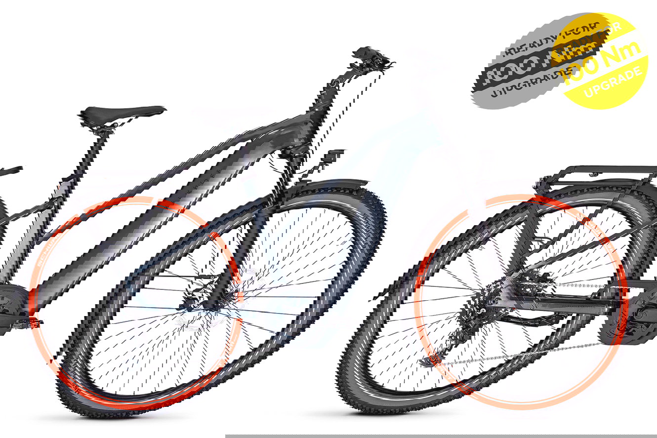 Kalkhoff ENTICE 5 SEASON |2 Trapez diamondblack glossy, 48 cm | M | (29")